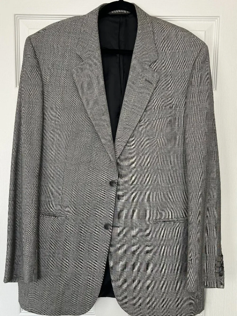 Jack Victor Montreal for Nordstrom 44L Sport Coat Wool Cashmere Houndstooth